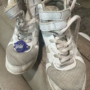 NFINITY White and Gray High-Top Sneakers